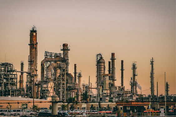 An oil and gas industry