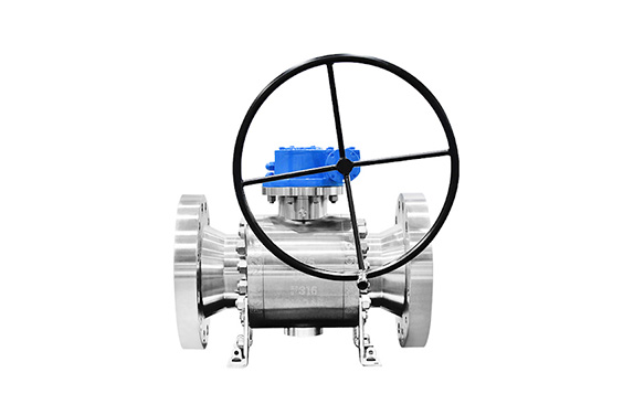 Trunnion ball valve