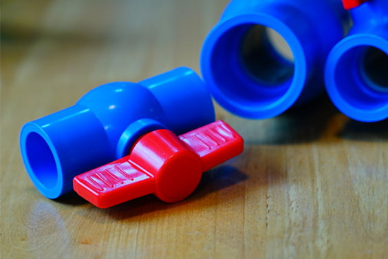 PVC-Kugelhahn