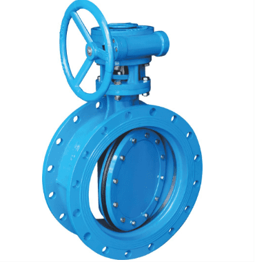 A Double Offset Flanged Butterfly Valve