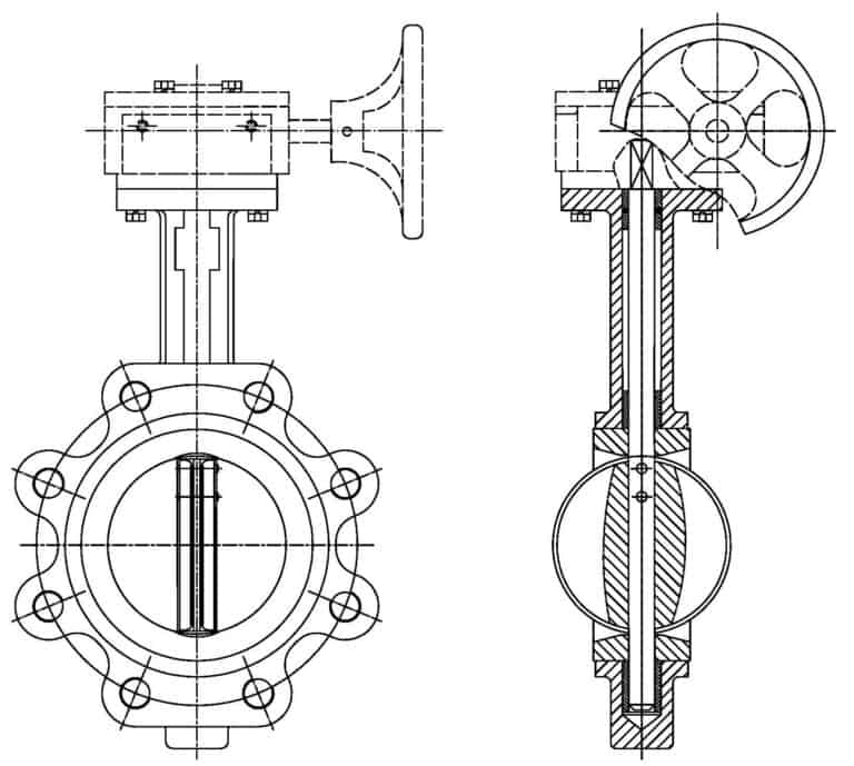 Lug Type Concentric Butterfly Valve