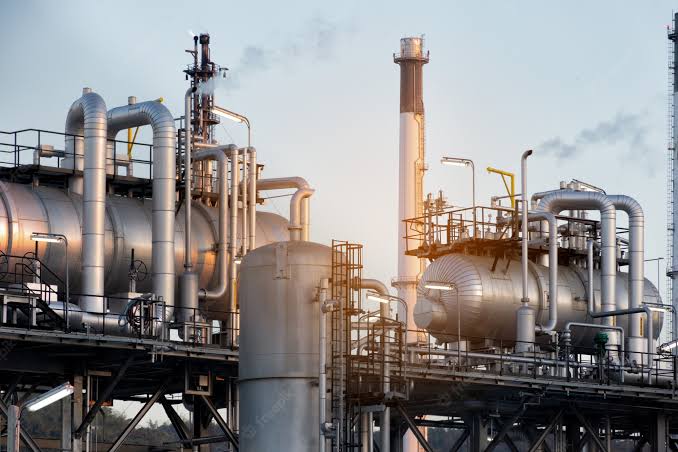 A petroleum refinery