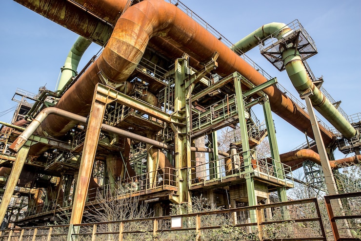 Metal pipes and structures