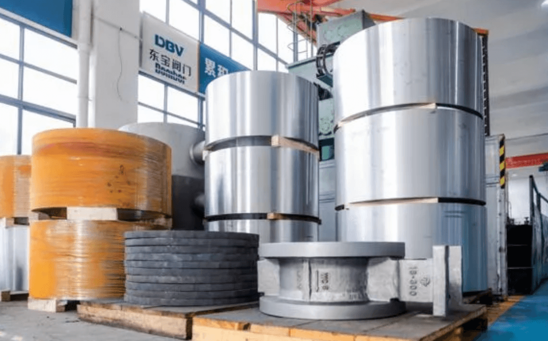 materials of pipeline in factory