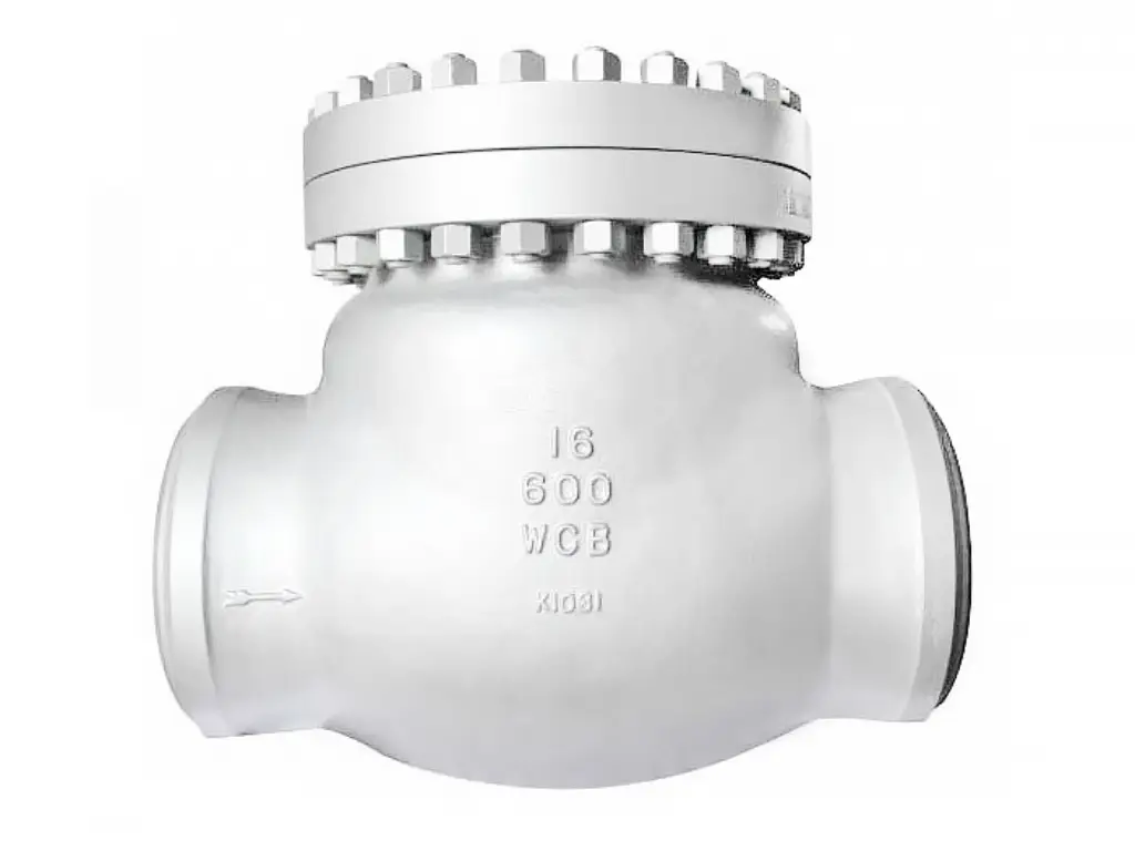 swing check valve installation