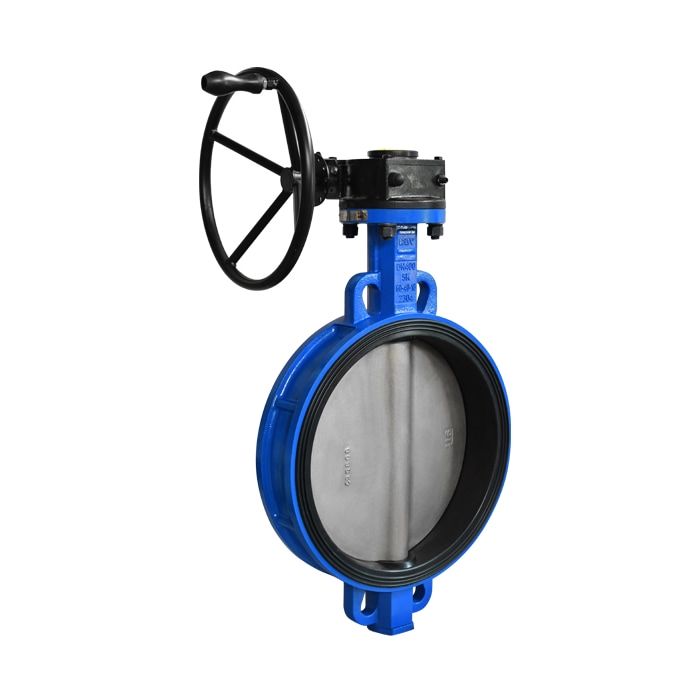 Concentric butterfly valve JIS standard with Bronze disc
