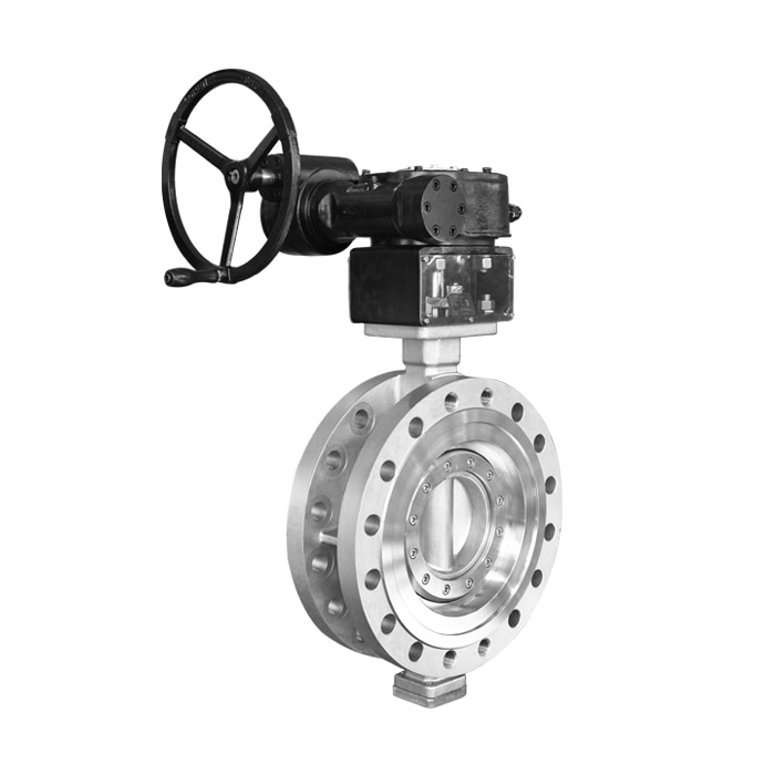 Metal seated butterfly valve DN300